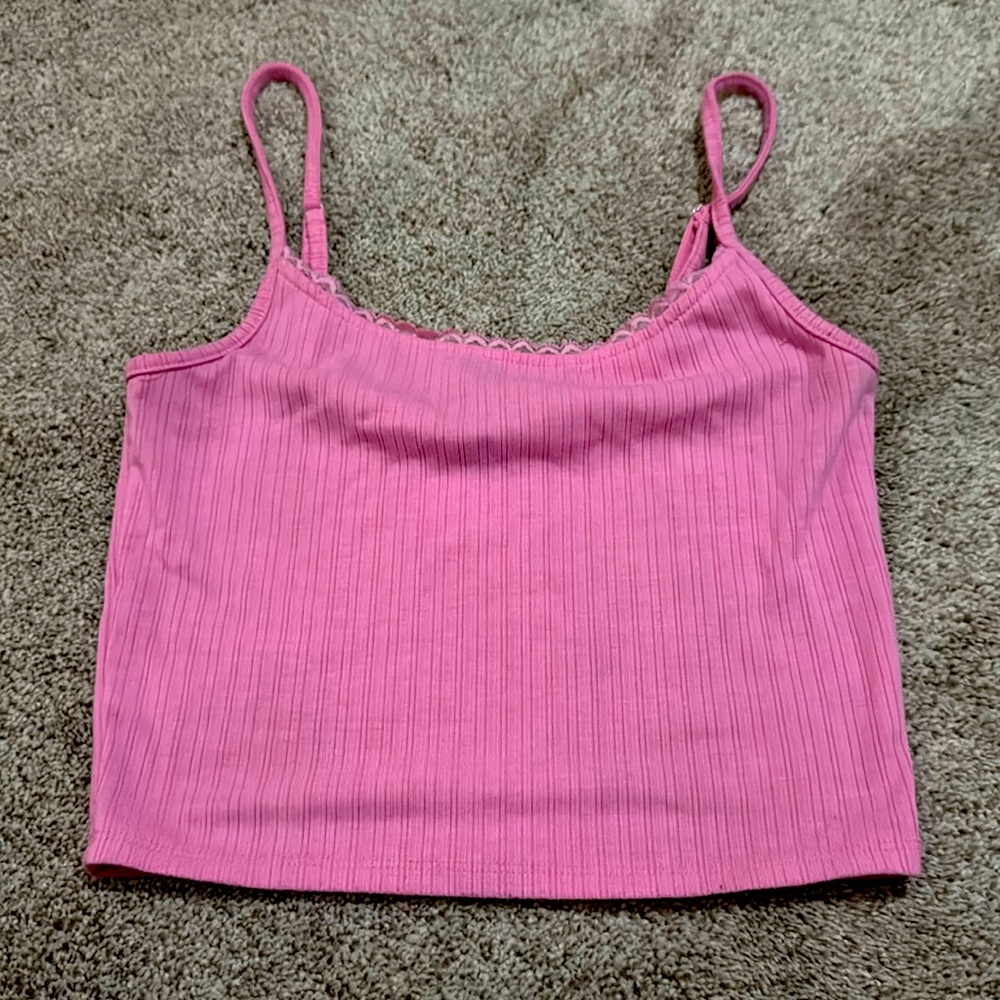 Pink tank top!